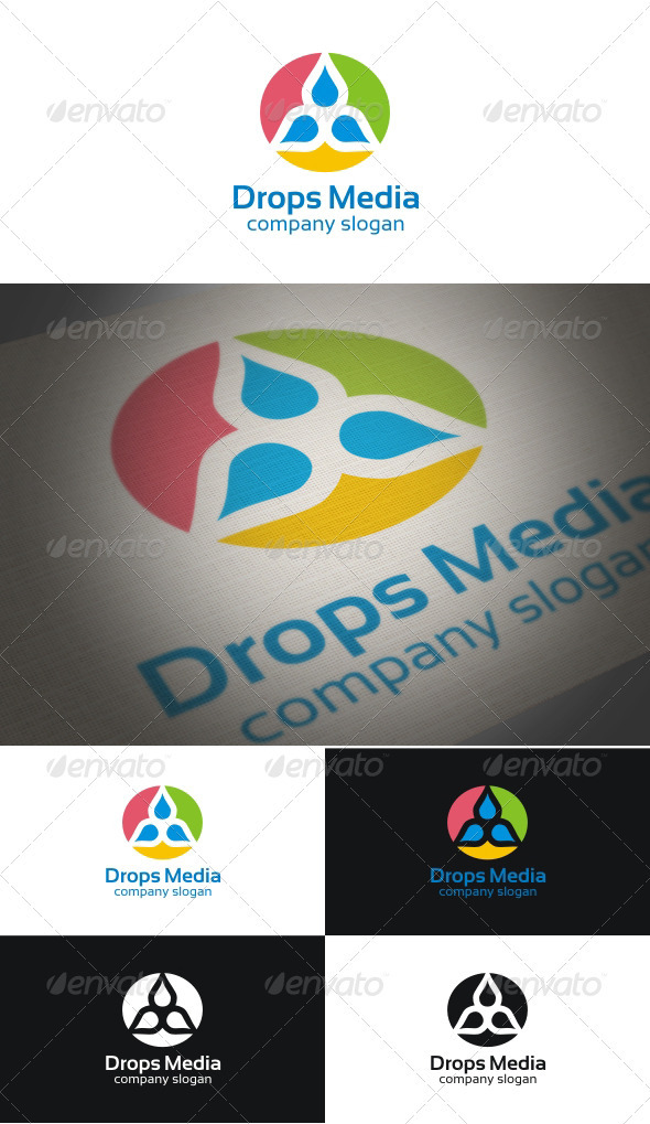 Drops Media - Symbols Logo Templates