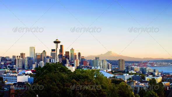 Stock Photo - PhotoDune Seattle Skyline 833600 Stock Photo - PhotoDune Seattle Skyline 833600