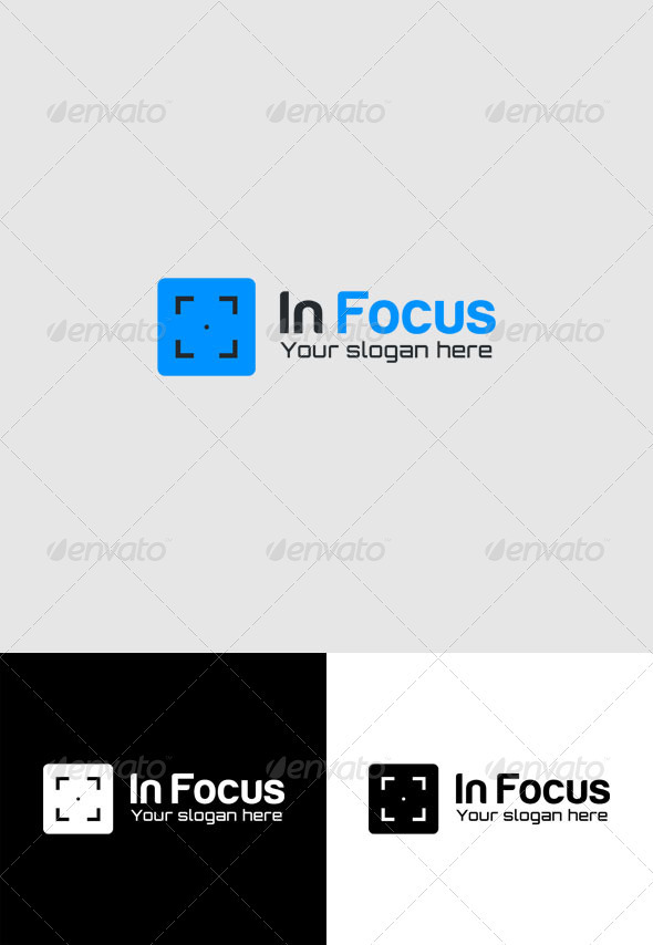 In Focus Logo - Vector Abstract