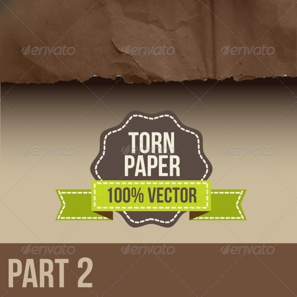 GraphicRiver Brown Paper with Torn Edge 8470027 GraphicRiver Brown Paper with Torn Edge 8470027