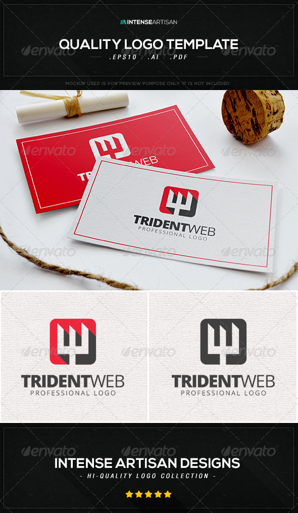 GraphicRiver Trident Web Logo Template 8470346 GraphicRiver Trident Web Logo Template 8470346