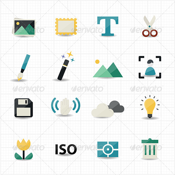 GraphicRiver Photography and Camera Icons 8470352 GraphicRiver Photography and Camera Icons 8470352
