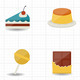 Sweet Food and Sweetmeat Icons