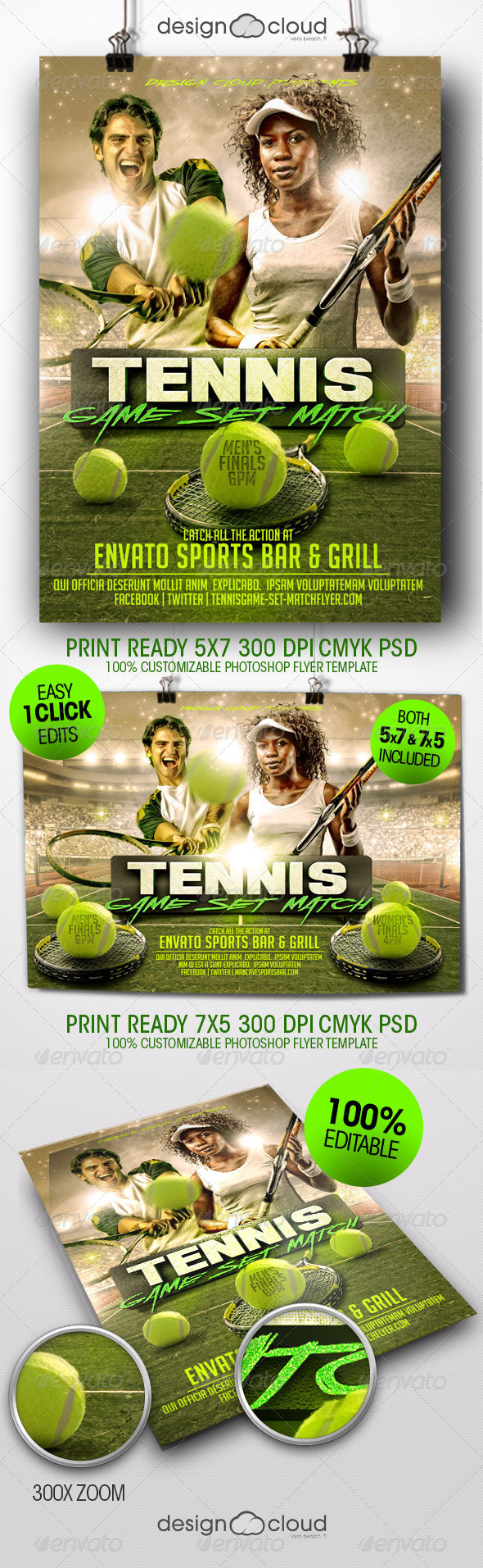 GraphicRiver Tennis Game Set Match Flyer Template 8428432 GraphicRiver Tennis Game Set Match Flyer Template 8428432