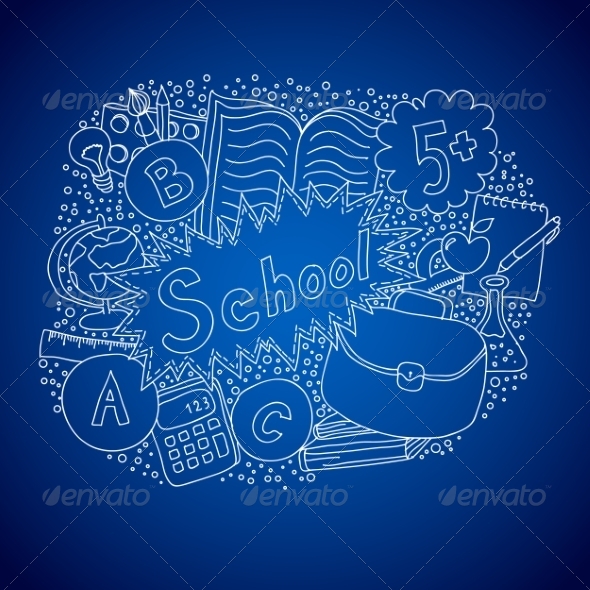 School Doodle Object School Doodle Object