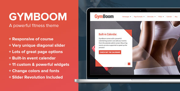 GymBoom A Fitness Gym WordPress Theme GymBoom A Fitness Gym WordPress Theme