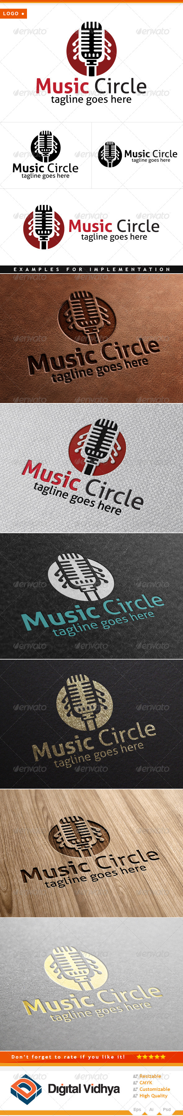 GraphicRiver Mic & Circle Logo 8471784 GraphicRiver Mic & Circle Logo 8471784