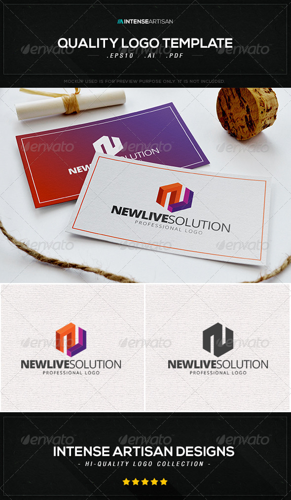 GraphicRiver Newlive Solution Logo Template 8472370 GraphicRiver Newlive Solution Logo Template 8472370