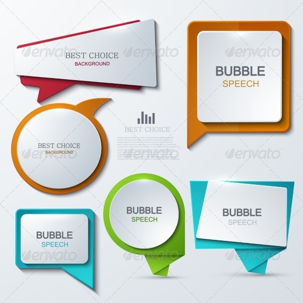 GraphicRiver Modern Bubble Speech Icons Set 8472421 GraphicRiver Modern Bubble Speech Icons Set 8472421