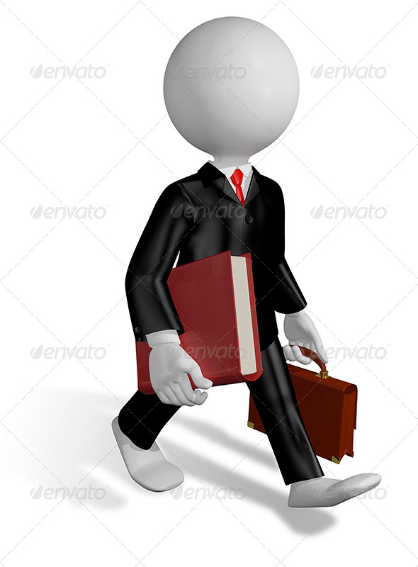 GraphicRiver Running Lawyer 8473500 GraphicRiver Running Lawyer 8473500