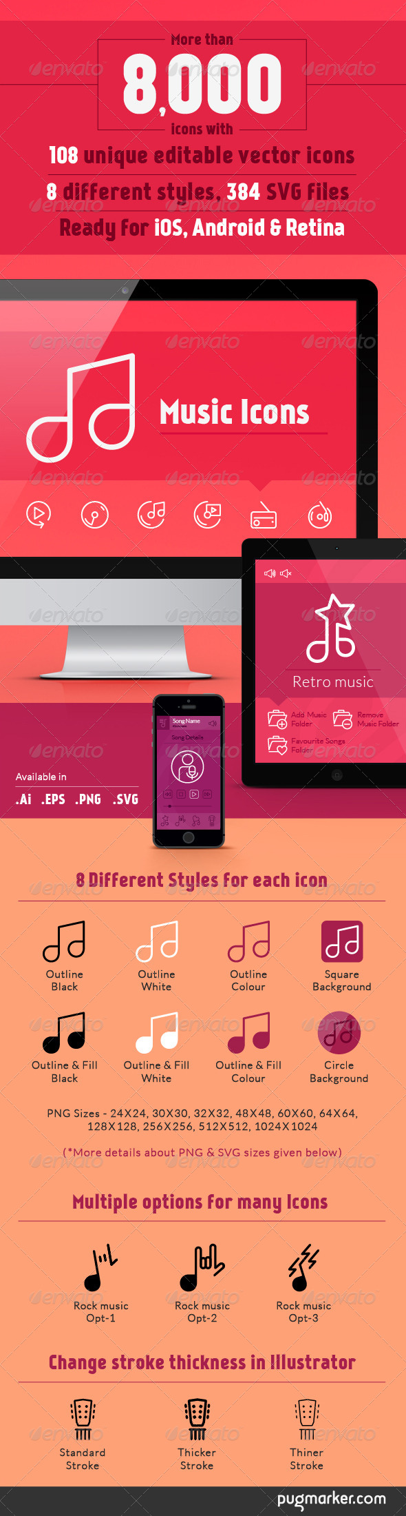 GraphicRiver 8 000& Music Icons with 108 Unique Vector Icons 8473792 GraphicRiver 8 000& Music Icons with 108 Unique Vector Icons 8473792