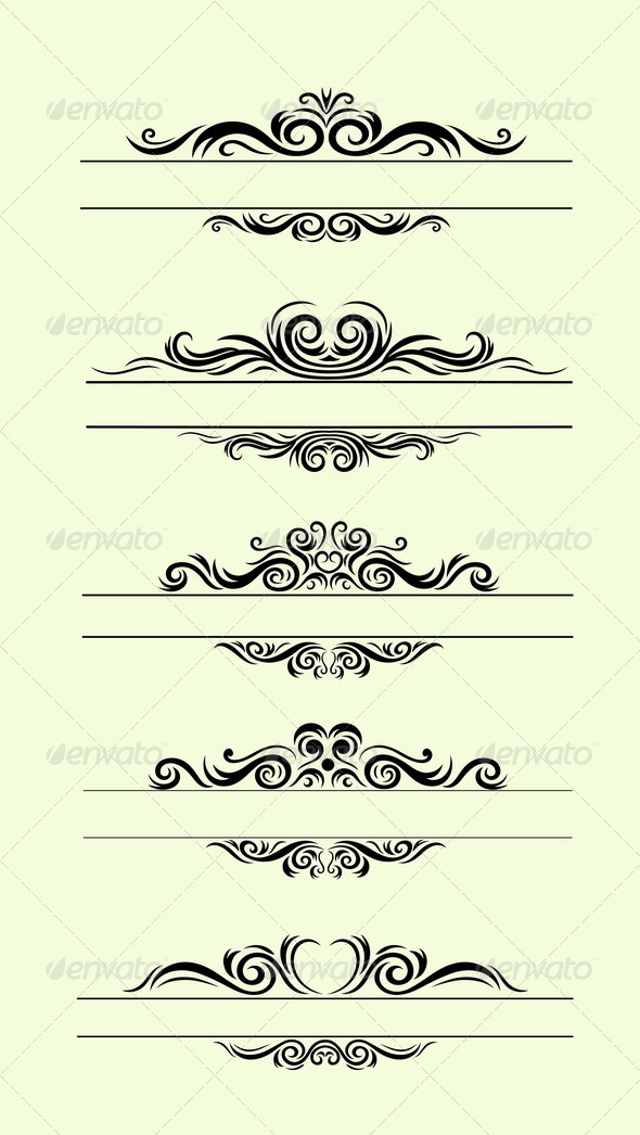 GraphicRiver Various Ornamental Borders 8485757 GraphicRiver Various Ornamental Borders 8485757
