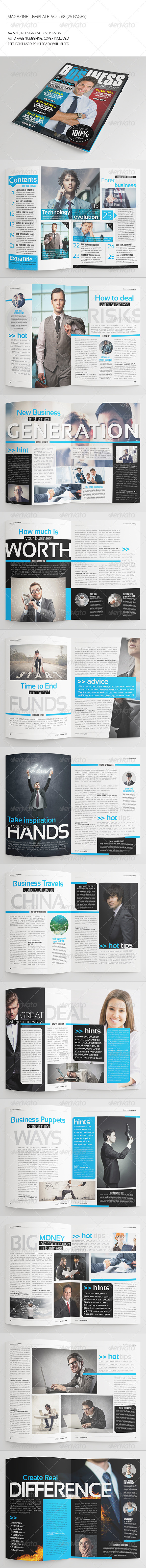 GraphicRiver 25 Pages Business Magazine Vol68 8486083 GraphicRiver 25 Pages Business Magazine Vol68 8486083