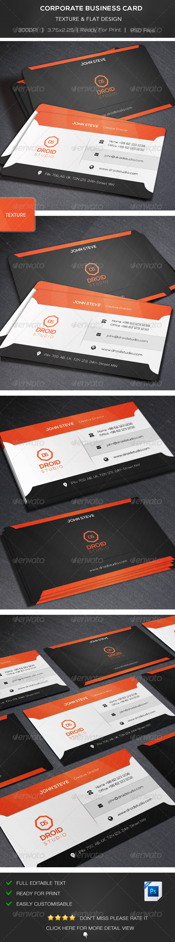 GraphicRiver Corporate Business Card 8486700 GraphicRiver Corporate Business Card 8486700