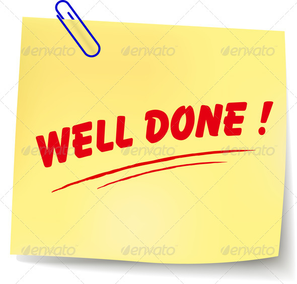 well done message (Misc) Photo Download