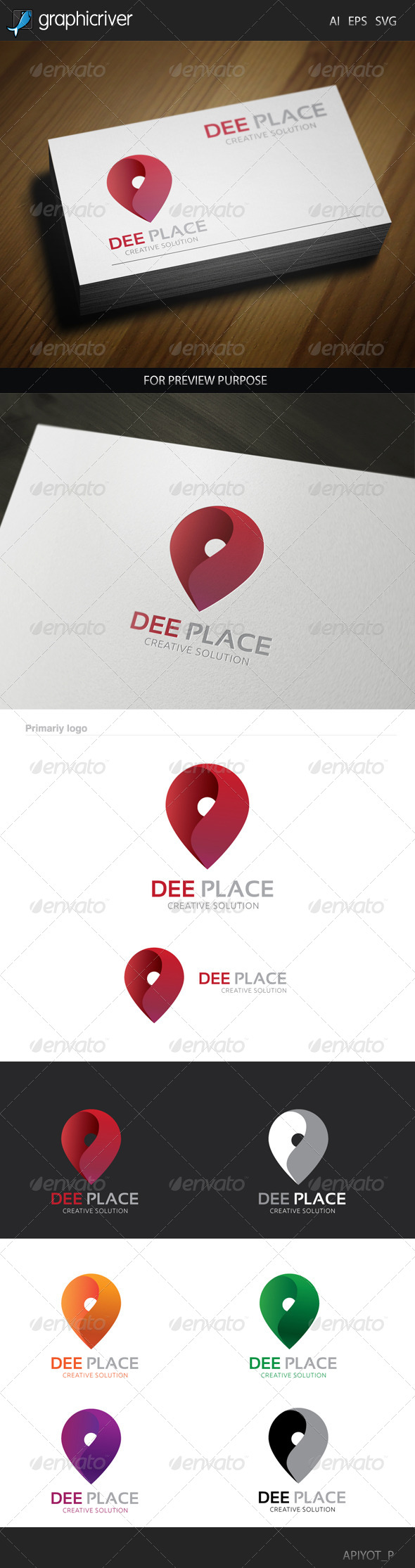 GraphicRiver Dee Place Logo 8488307 GraphicRiver Dee Place Logo 8488307