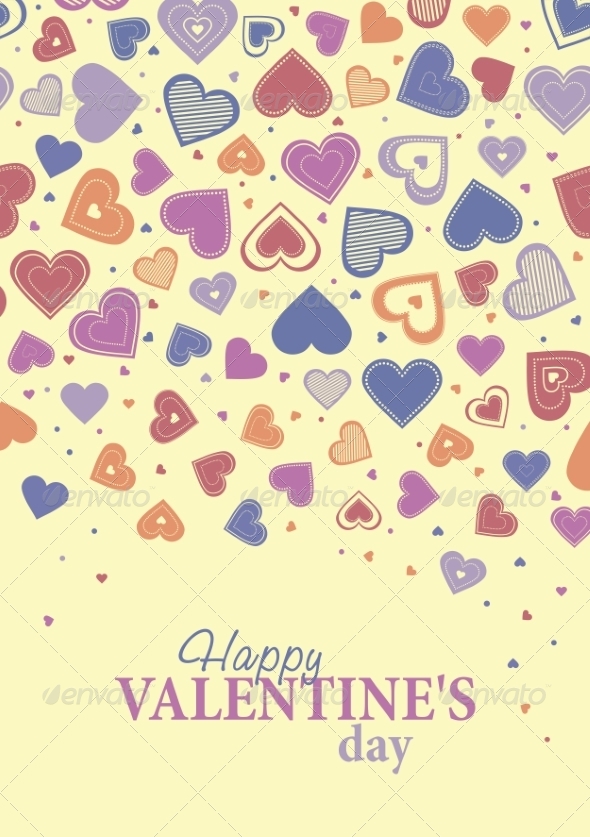 GraphicRiver Happy Valentine s Day Lettering 8488718 GraphicRiver Happy Valentine s Day Lettering 8488718