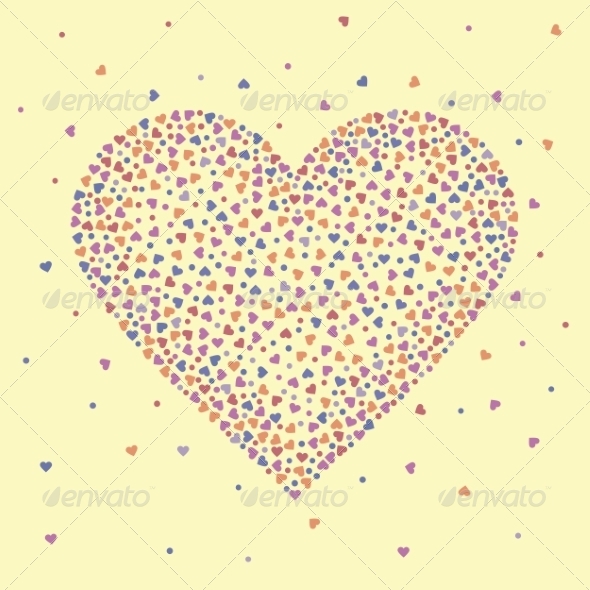 GraphicRiver Happy Valentine s Day Heart 8488760 GraphicRiver Happy Valentine s Day Heart 8488760