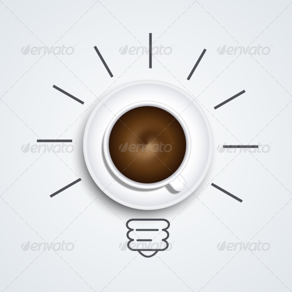 GraphicRiver Idea with Coffee 8488868 GraphicRiver Idea with Coffee 8488868