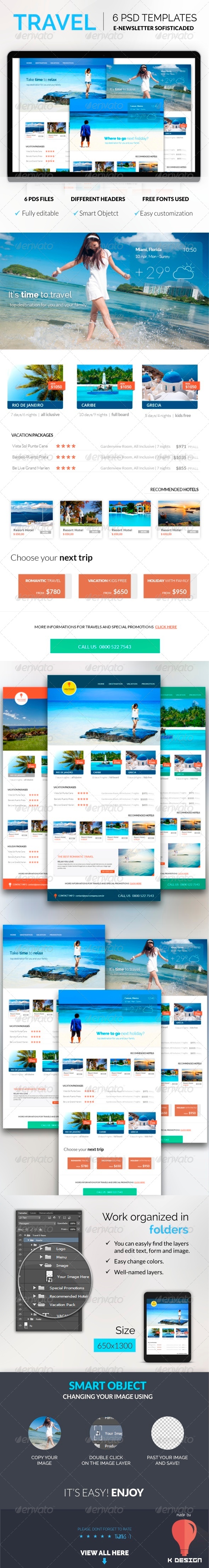 GraphicRiver Travel E-newsletter Template 8479183 GraphicRiver Travel E-newsletter Template 8479183