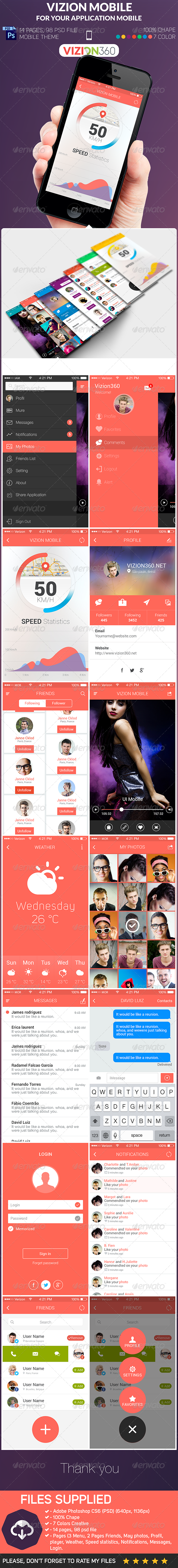 GraphicRiver VIZION MOBILE KIT 8275767 GraphicRiver VIZION MOBILE KIT 8275767
