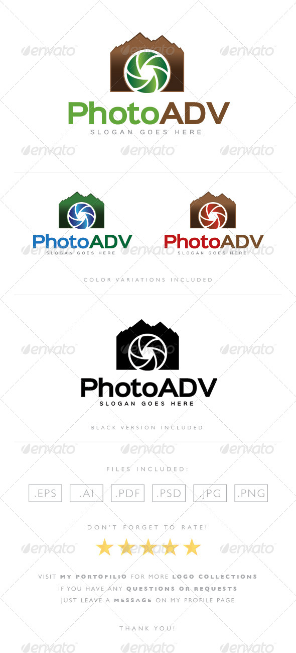 GraphicRiver Photo Adventure Logo 8489596 GraphicRiver Photo Adventure Logo 8489596