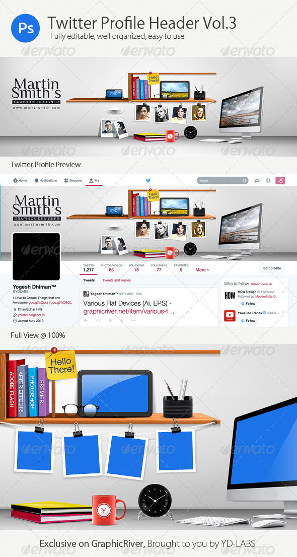 Twitter Profile Header V3 (Twitter)