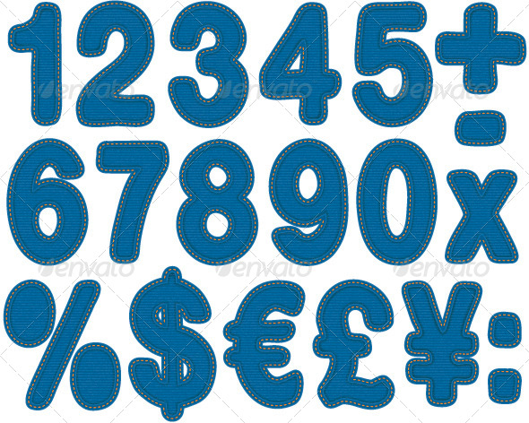 GraphicRiver Numbers Denim Texture 8492653 GraphicRiver Numbers Denim Texture 8492653