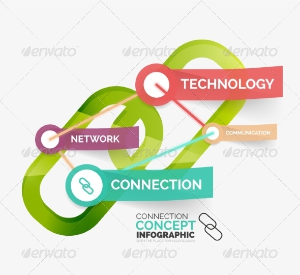 Vector Connection Concept Infographic Vector Connection Concept Infographic