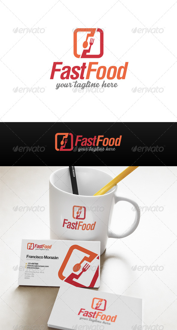 GraphicRiver Fast Food Logo 8493196 GraphicRiver Fast Food Logo 8493196