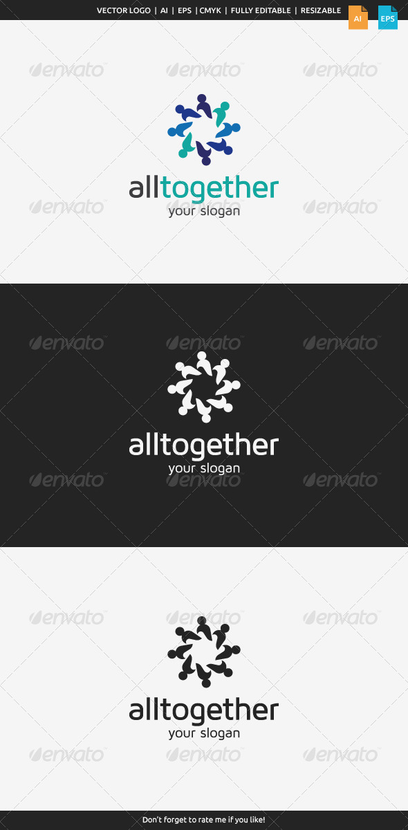 GraphicRiver All Together Logo 8493325 GraphicRiver All Together Logo 8493325