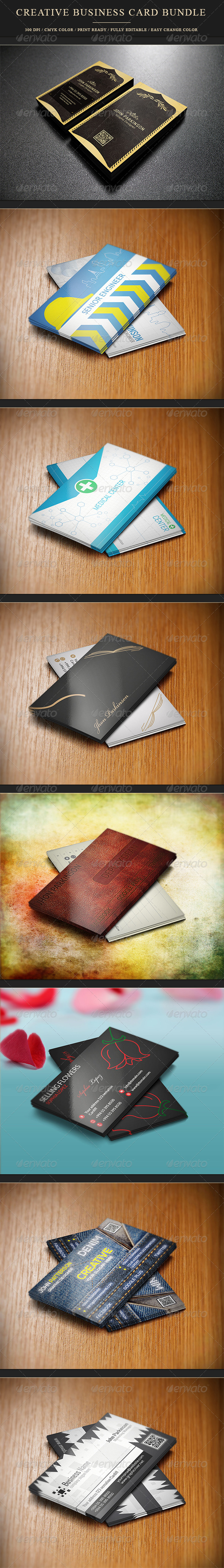 GraphicRiver Creative Business Card Bundle 8493895 GraphicRiver Creative Business Card Bundle 8493895