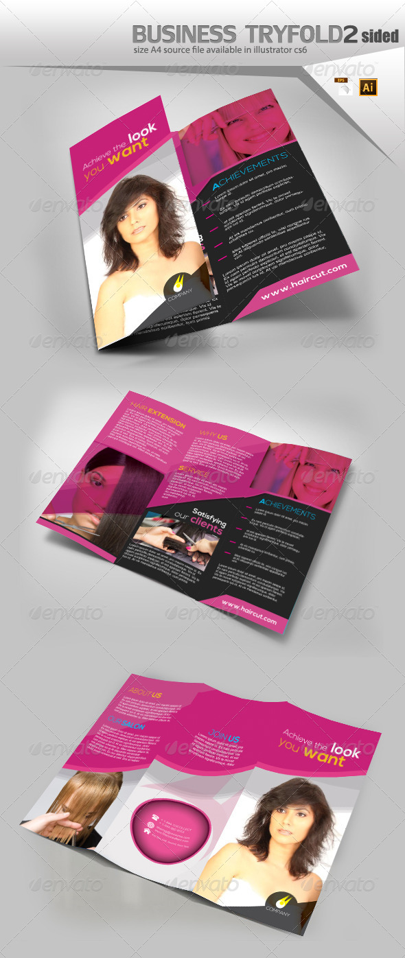 GraphicRiver Barber Brochure Design 8494178 GraphicRiver Barber Brochure Design 8494178