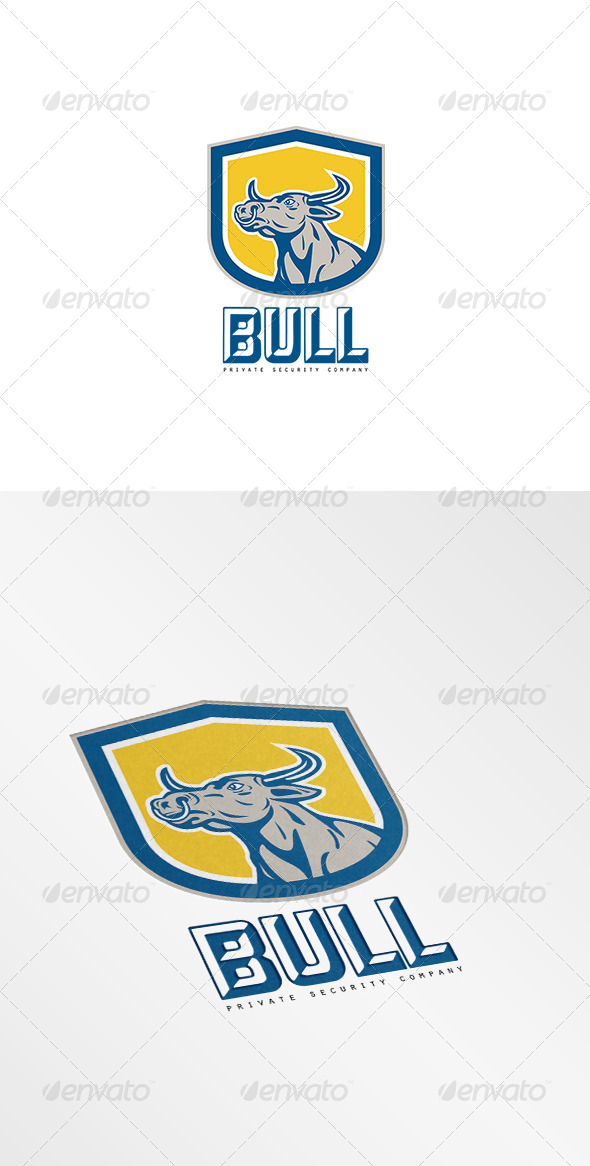 GraphicRiver Bull Private Security Company Logo 8494249 GraphicRiver Bull Private Security Company Logo 8494249