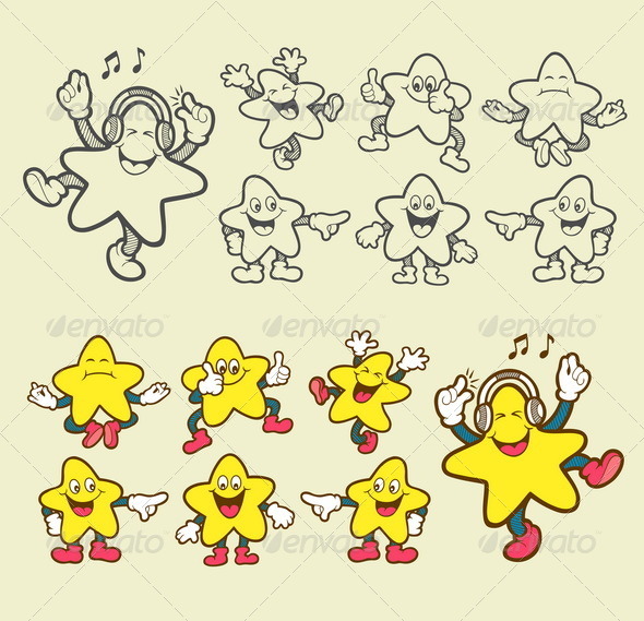 GraphicRiver Smiley Star Icons 8494934 GraphicRiver Smiley Star Icons 8494934