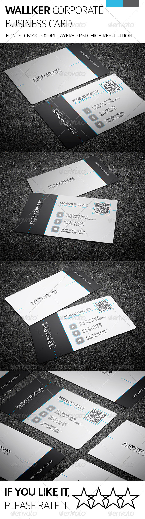 GraphicRiver Wallker & Corporate Business Card 8495702 GraphicRiver Wallker & Corporate Business Card 8495702