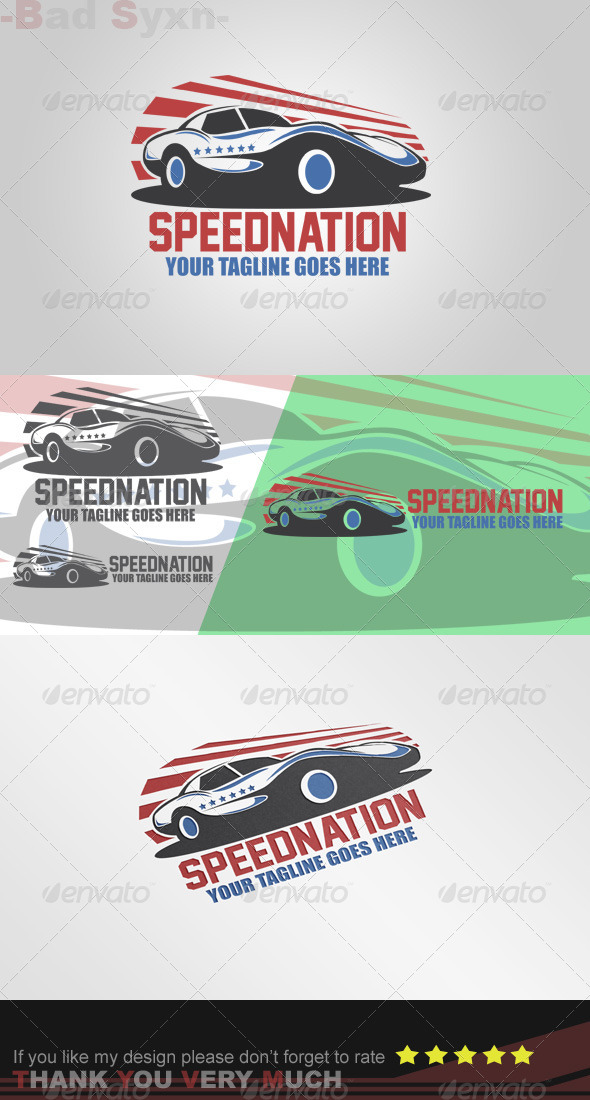 GraphicRiver Speednation Logo Template 8495966 GraphicRiver Speednation Logo Template 8495966