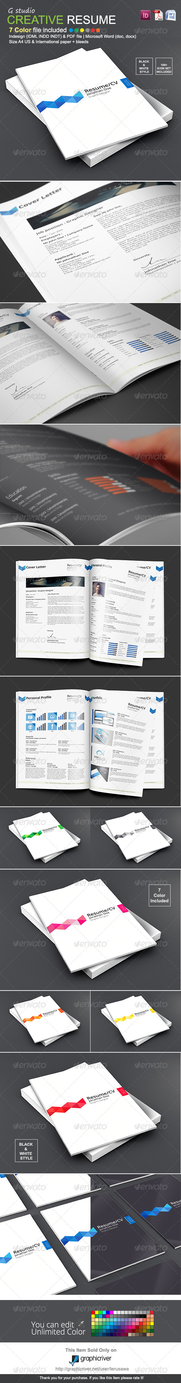 GraphicRiver Gstudio Creative Resume Template 8496192 GraphicRiver Gstudio Creative Resume Template 8496192