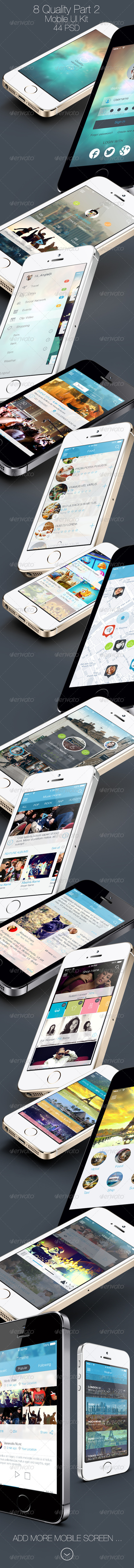 GraphicRiver 8 Quality Part 2 Mobile UI Kit 8494953 GraphicRiver 8 Quality Part 2 Mobile UI Kit 8494953