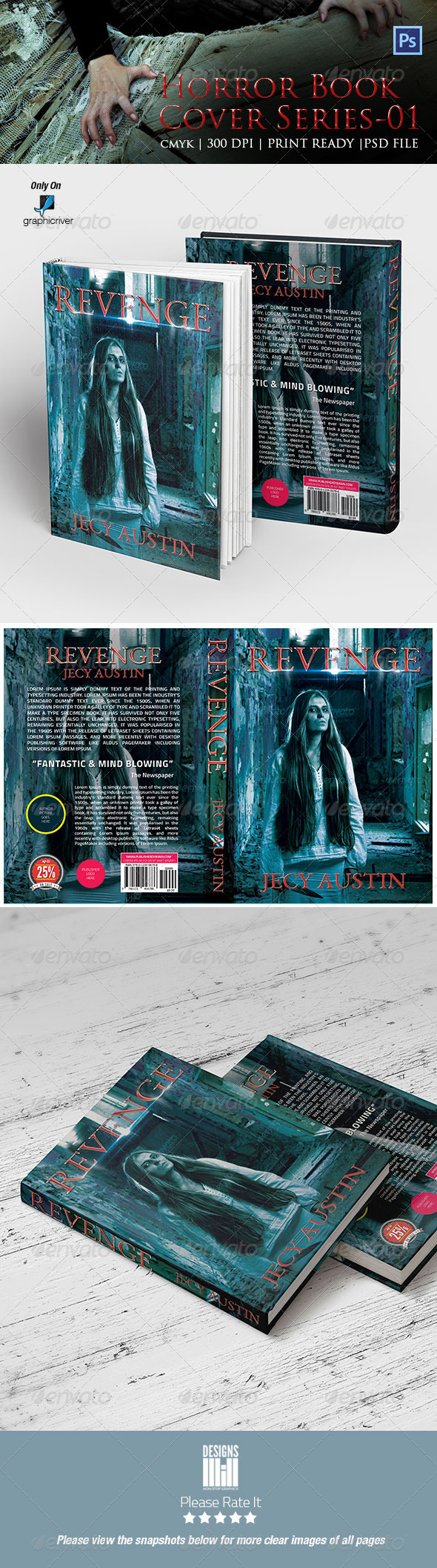 Horror Book Cover 01 (Miscellaneous)