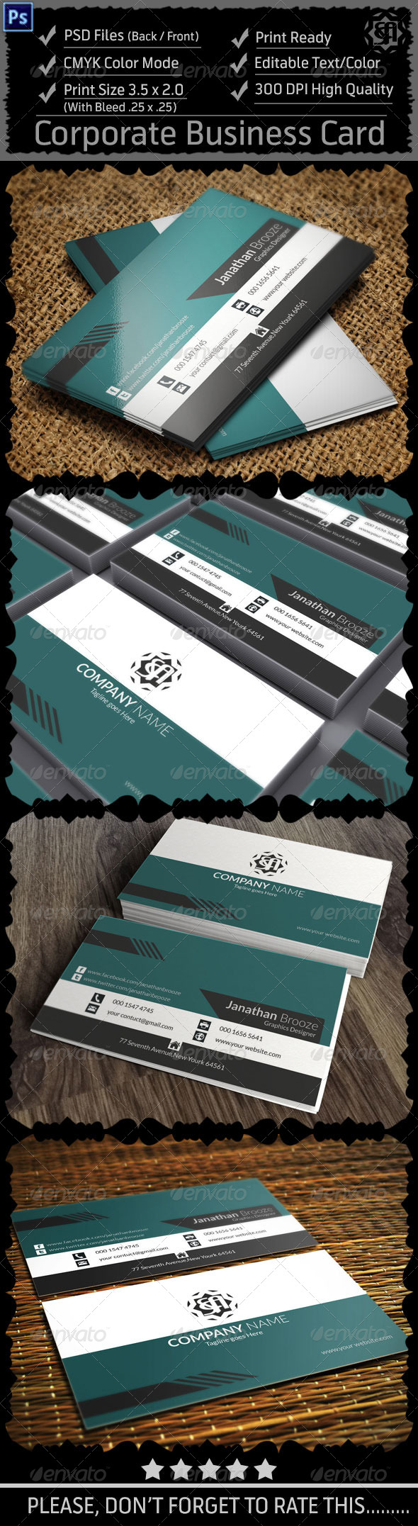 GraphicRiver Corporate Business Card Vol 6 8497884 GraphicRiver Corporate Business Card Vol 6 8497884