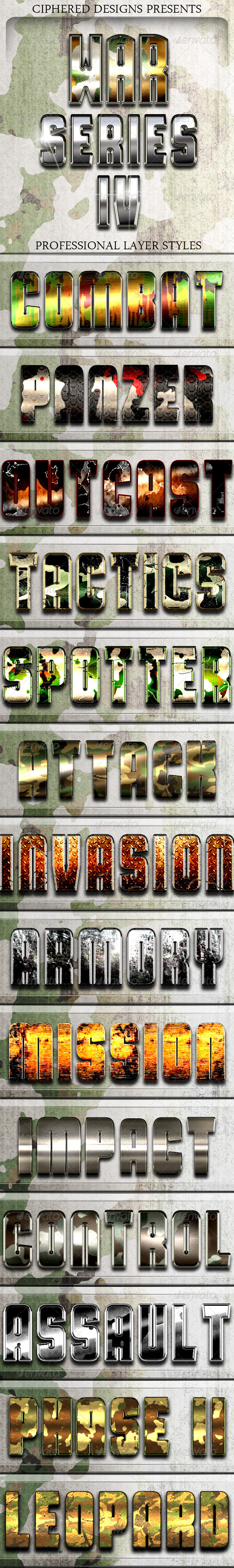GraphicRiver War Series 4 Pro Text Effects 8498117 GraphicRiver War Series 4 Pro Text Effects 8498117