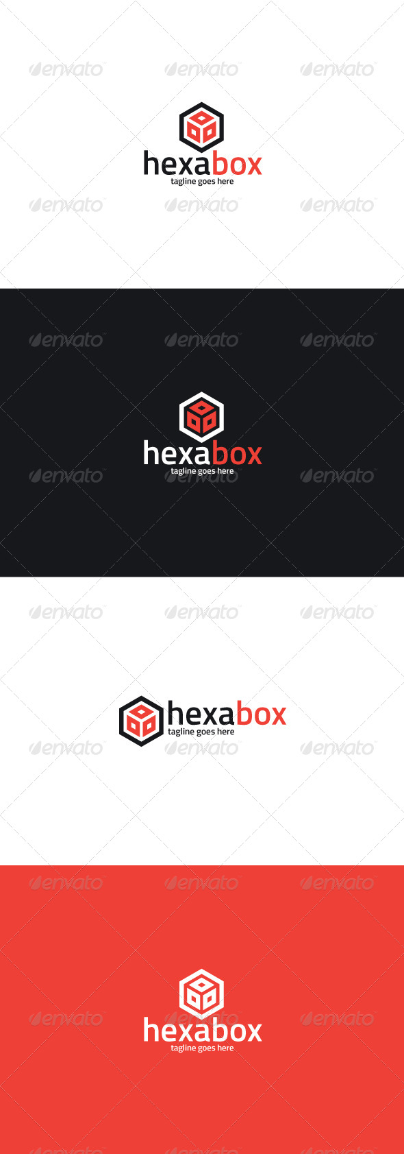 GraphicRiver Hexa Box Logo 8498496 GraphicRiver Hexa Box Logo 8498496