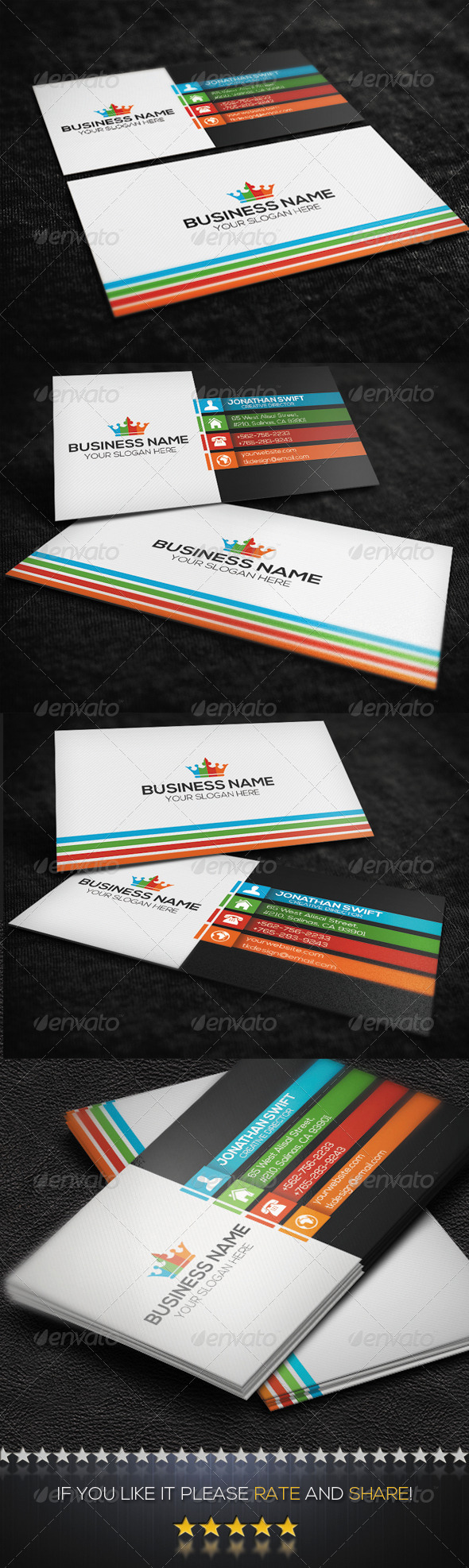 GraphicRiver Creative Business Card No.05 8498724 GraphicRiver Creative Business Card No.05 8498724
