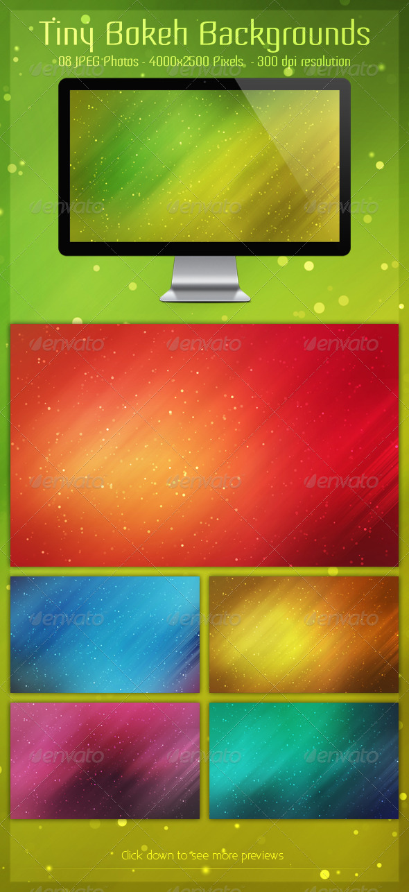 GraphicRiver Tiny Bokeh Backgrounds 8498829 GraphicRiver Tiny Bokeh Backgrounds 8498829