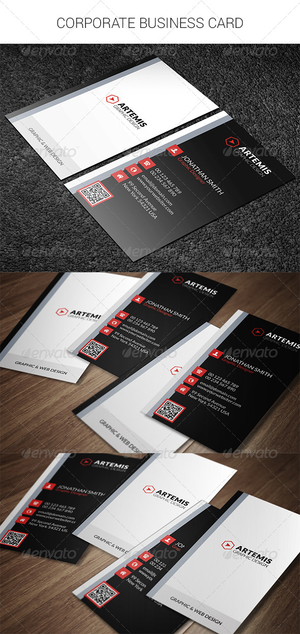 GraphicRiver Corporate Business Card 8500594 GraphicRiver Corporate Business Card 8500594