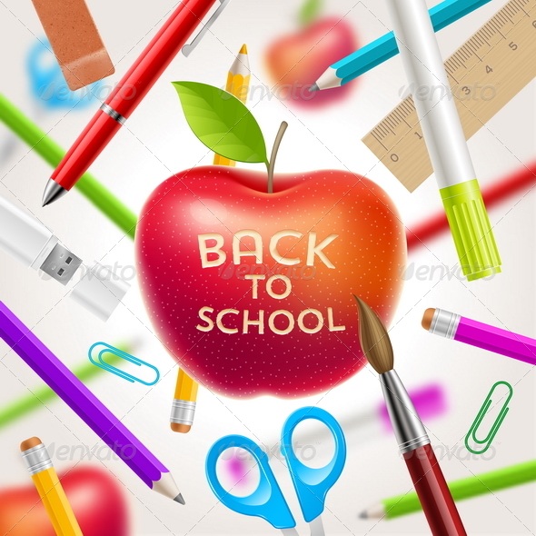 GraphicRiver Back to School Vector Illustration 8500663 GraphicRiver Back to School Vector Illustration 8500663