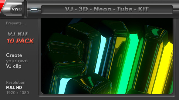 VJ 3D Neon Tube Kit VJ 3D Neon Tube Kit