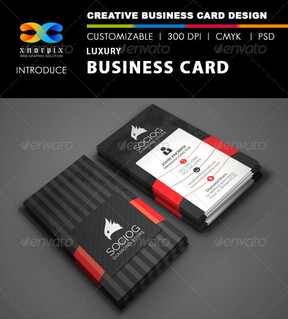 GraphicRiver Luxury Business Card 8501232 GraphicRiver Luxury Business Card 8501232
