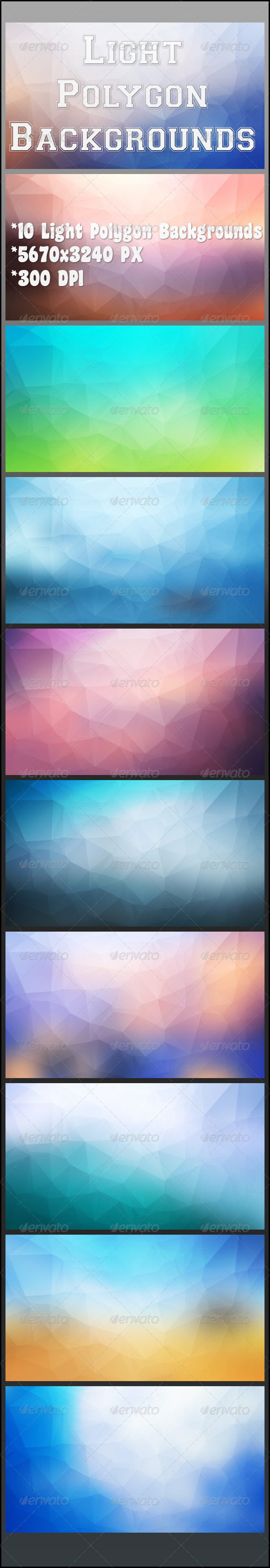 Light Polygon Backgrounds Light Polygon Backgrounds